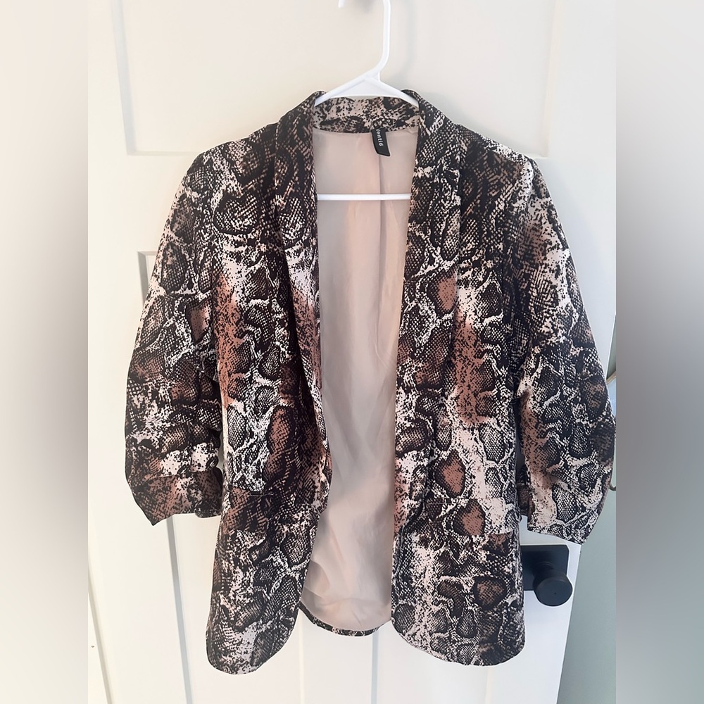 Women's Snake Print Blazer
